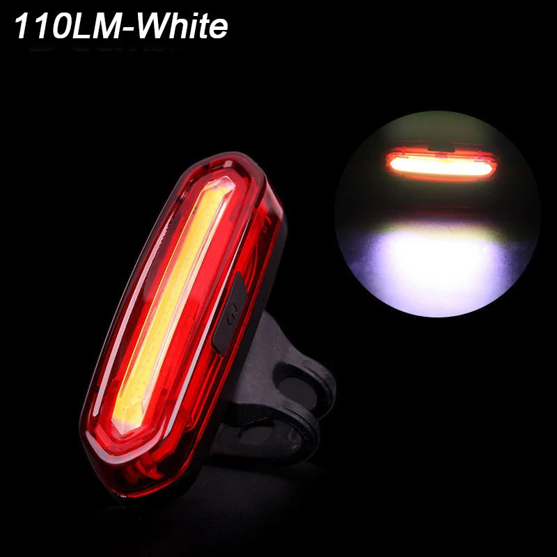 Luz Trasera de Bicicleta BUCKLOS – LED Recargable, 6 Modos, Impermeable IPX6