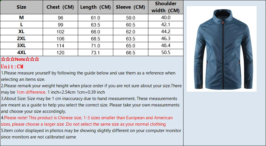 Chaqueta Deportiva para Hombre – Ciclismo, Running y Actividades Outdoor