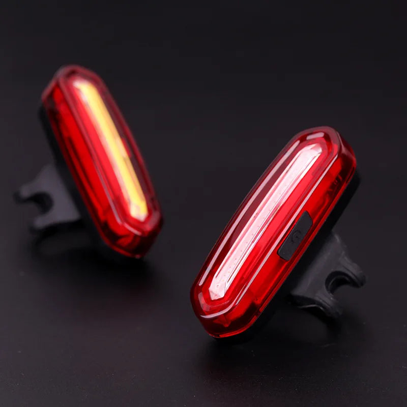 Luz Trasera de Bicicleta BUCKLOS – LED Recargable, 6 Modos, Impermeable IPX6
